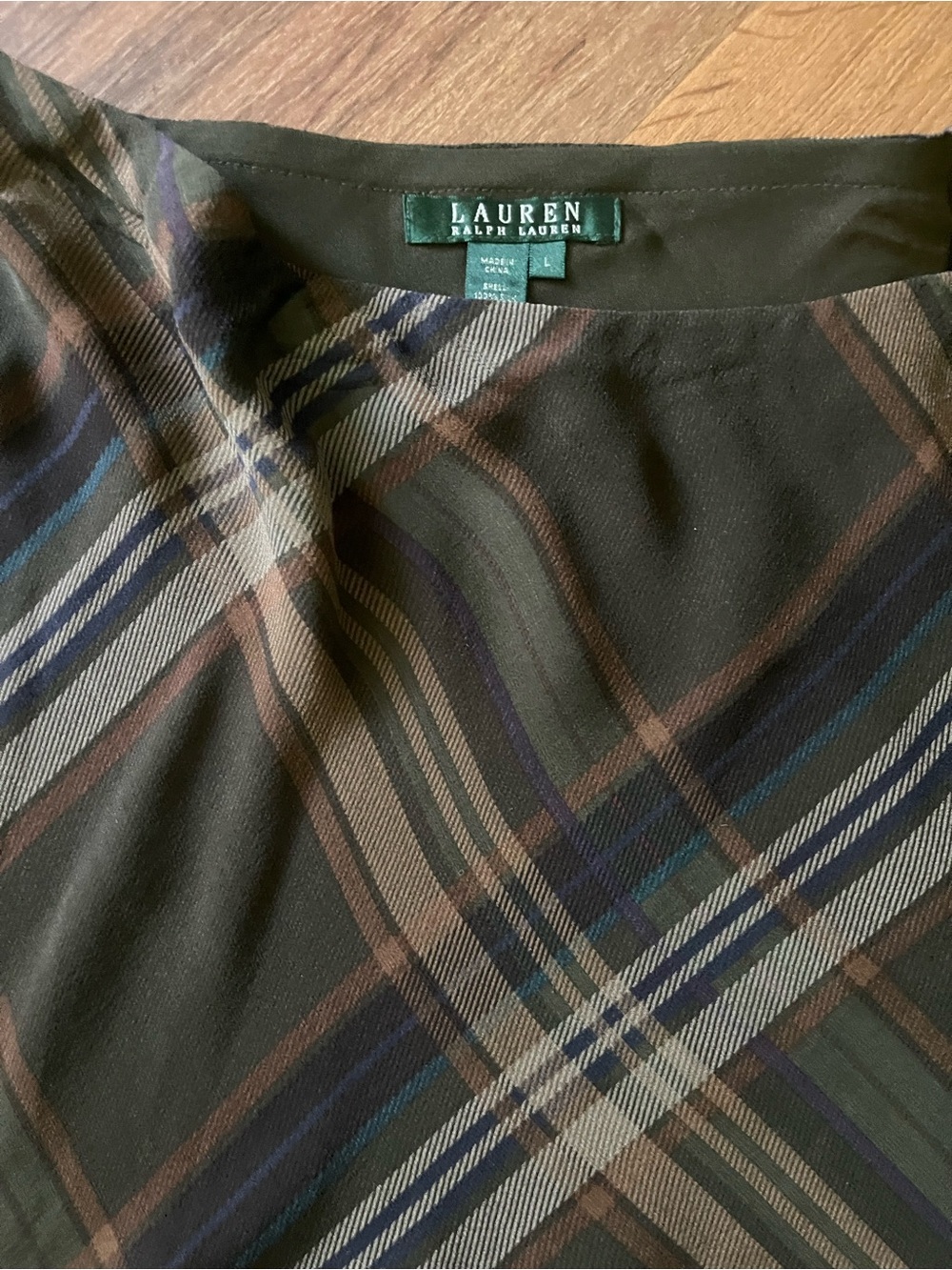 Lauren Ralph Lauren Plaid A-Line Skirt - Picture 2 of 3
